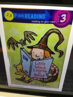 little witch learns to read