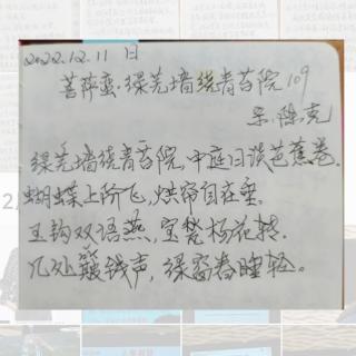 《菩萨蛮》宋：陈克   诵读：子梅