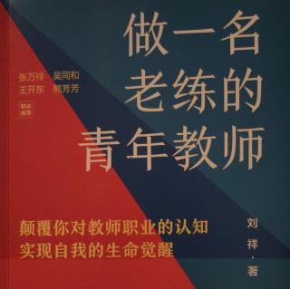 刘祥《做一名老练的青年教师》第一章走过浪漫，走过幻灭 第一节