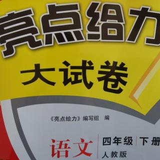 四年级《亮点二单元B卷》阅读