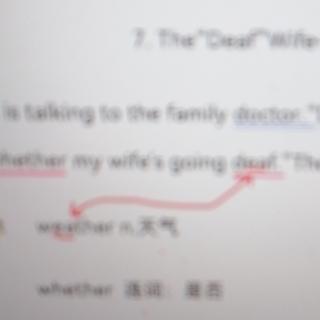 the deaf wife