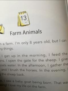 3-13 Farm Animals