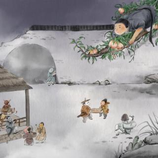 中国童话——桃园小矮人。