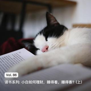 Vol. 86 读书系列: 小白如何理财，睡得着，睡得香？