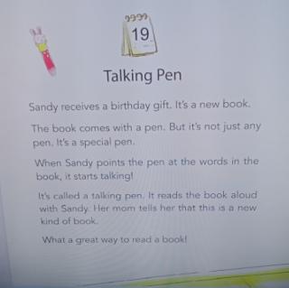 Talking pen