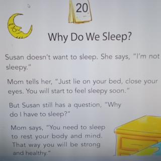 Why  Do we sleep