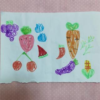 朵儿讲涂鸦故事《蔬菜水果一家人》
