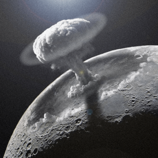 如果用核弹把月球摧毁，会造成什么后果？地球上又会发生什么呢？