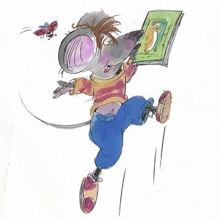 丸子姐姐第243期-【小懒鼠蒂尼】《小懒鼠去图书馆》