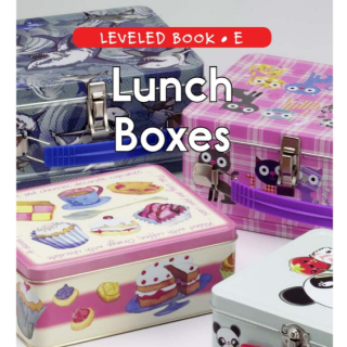 【RAZ-E】Lunch Boxes 讲解