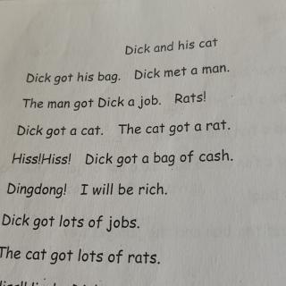 Dick and his cat