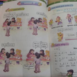 四年级下册Lesson17