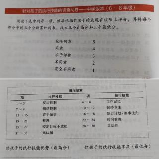 中学版（6—8年级）问卷调查