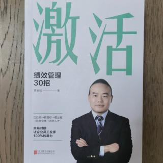 《激活：绩效管理30招》