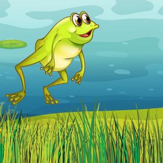 青蛙和小草