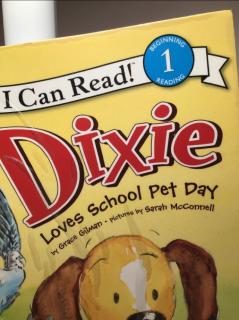 Dixie loves school pet day