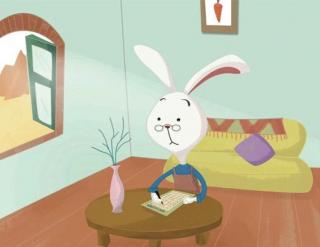 睡前故事《兔子借书》
