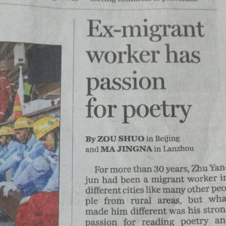 Ex-migrant worker has passion for poetry