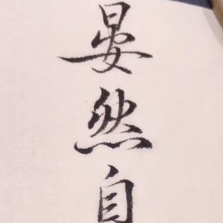 上海·中央广播总台—我提笔写下“晏然自若”·我一身功夫在心中
