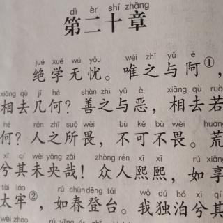 道德经20绝学无忧