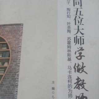 《向五位大师学做教师》专题五师智7