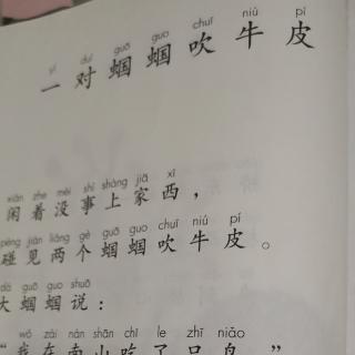 快乐读书吧之童谣 儿歌之《一对蝈蝈吹牛皮》