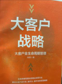 《大客户战略》第3阶段:方案制定 2023.07.04