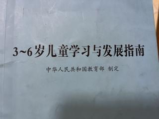 《3-6岁儿童学习与发展指南》--社会领域