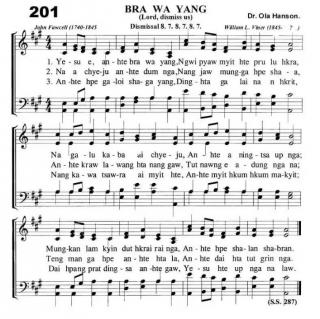 Hymn No.201 Bra Wa Yang
