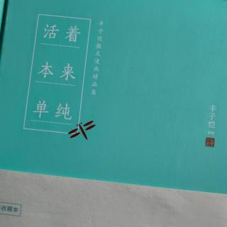 丰子恺 活着本来单纯 家