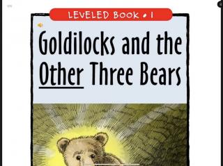 20230822《Goldilocks and the Other Three Bears 》Raz•I