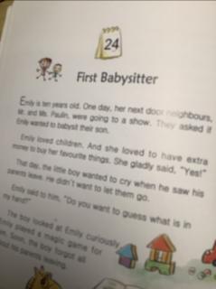 8-24 First Babysitter