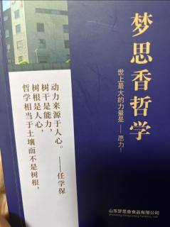 《梦思香哲学》贯彻实力主义 2023.08.24