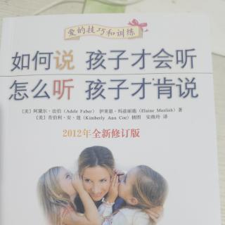 《如何说孩子才会听，怎么听孩子才肯说》解决问题