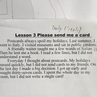 Please send me a card