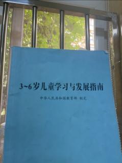 《3-6岁儿童学习与发展指南》说明