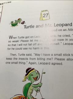 9-27 Turtle and Mr. Leopard (2)