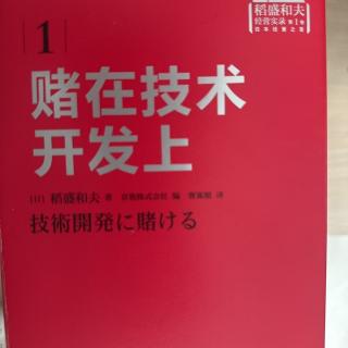 《赌在技术开发上》遵循原理原则P380- P387