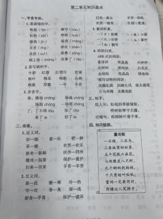 《第二单元知识盘点》