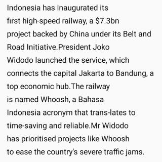 20231017“中国高铁”驶出国门：印尼雅万高铁正式启用