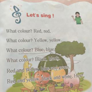 7. Let's sing.what colour?