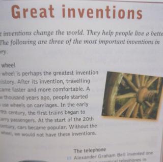 Great Invenyions (伟大的发明)