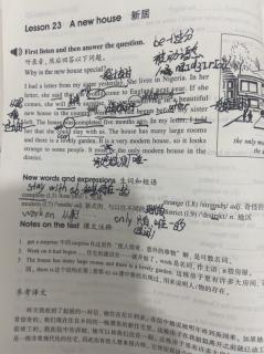 NCE 2 Lesson 23 A new house. 课文