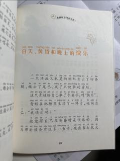 白天、黄昏和晚上的快乐