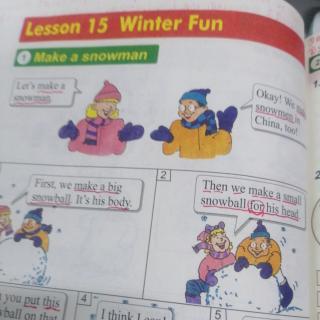 Lesson.  15.   Winter.  Fun