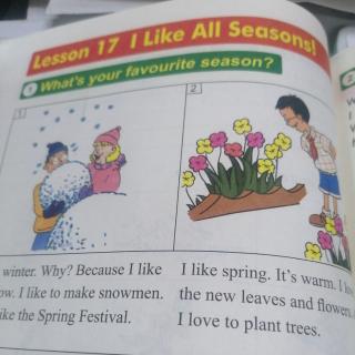 Lesson.  17.  I.   Like.  All.  Seasons!