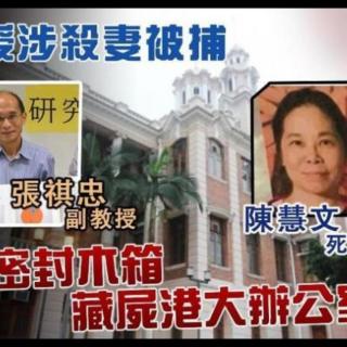 香港大学教授张祺忠杀妻案