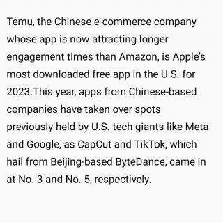 20231218拼多多海外版成美国最火购物app，中国应用开启称霸模式