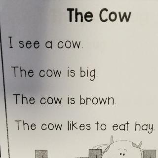 The cow