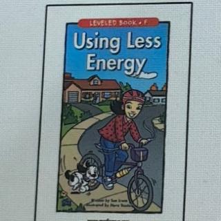 Using less energy